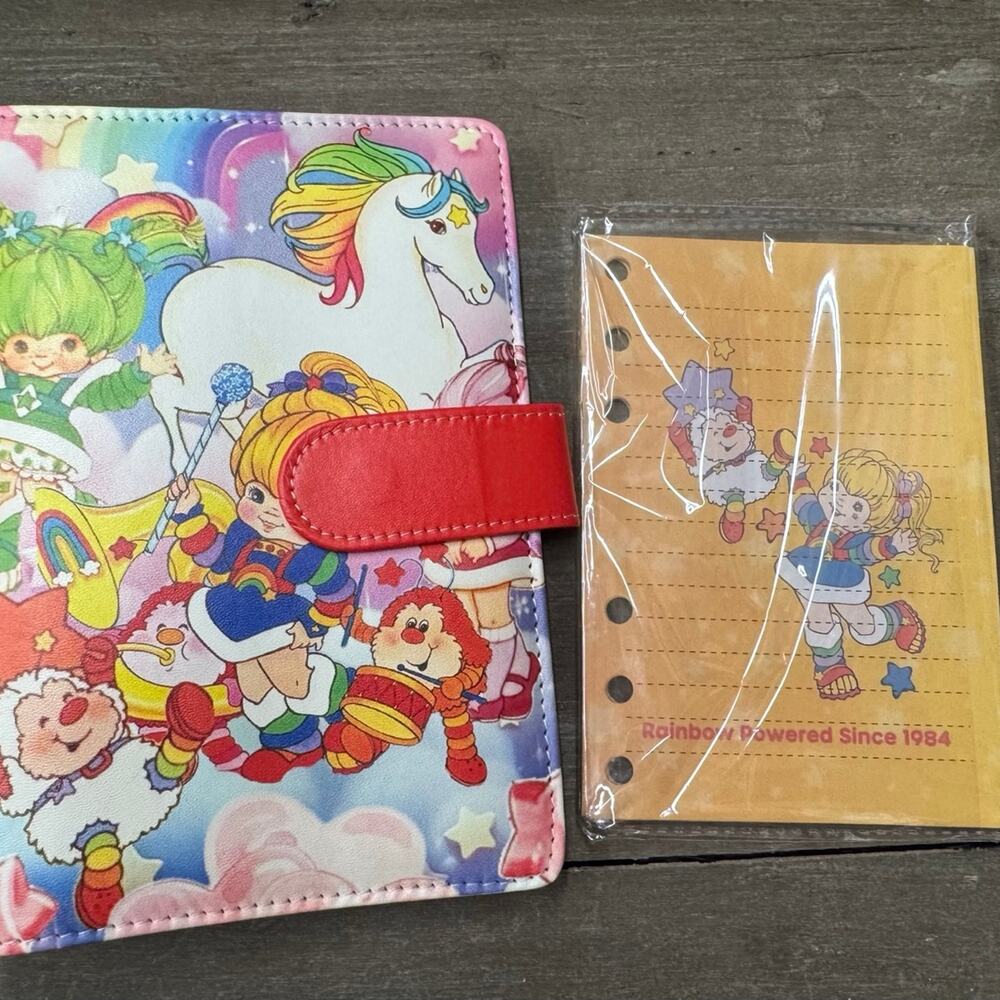Rainbow Brite A6 6 Ring Binder & Paper